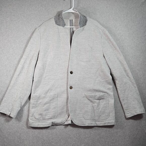Faherty Cardigan Heather Grey 2XL Cardigan Utility Pockets - Picture 1 of 10